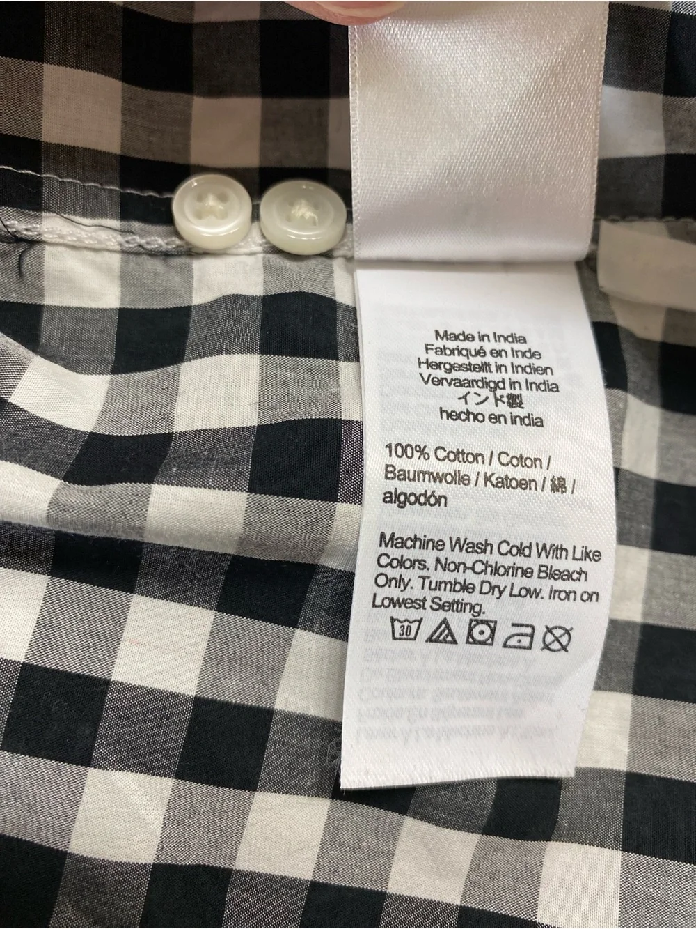 J. Crew Garcon Shirt in Gingham Cotton Poplin